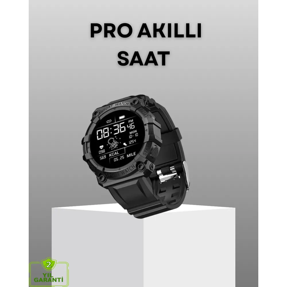 Pro Bluetooth Akıllı Saat – Kalp Atış, Kan Basıncı Ve Uyku Takibi