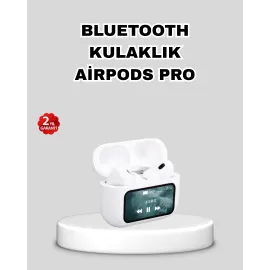 Dokunmatik Ekranlı Bluetooth Kulaklık – Anc, Suya Dayanıklı, Powerbank Kutulu