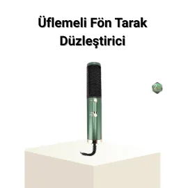 Seramik Plakalı Saç Düzleştirici – 200°C Ayarlanabilir Isı, İyon Teknolojisi