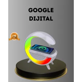 Bluetooth 5.0 Hoparlör – Kablosuz Şarj, Rgb Gece Lambası Ve Fm Radyo