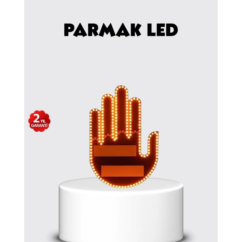 El Hareketiyle Kontrol Edilen 176 LED Amber Güvenlik Lambası