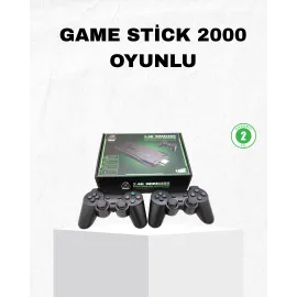 4K Destekli Kablosuz Retro Atari Oyun Konsolu – 20000 Oyun, 2 Kolu