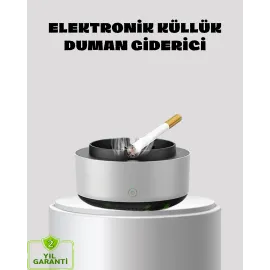 Küllük ve Hava Temizleyici 2’si 1 Arada – Sigara Kokusu Giderici, Araba ve Ofis İçin