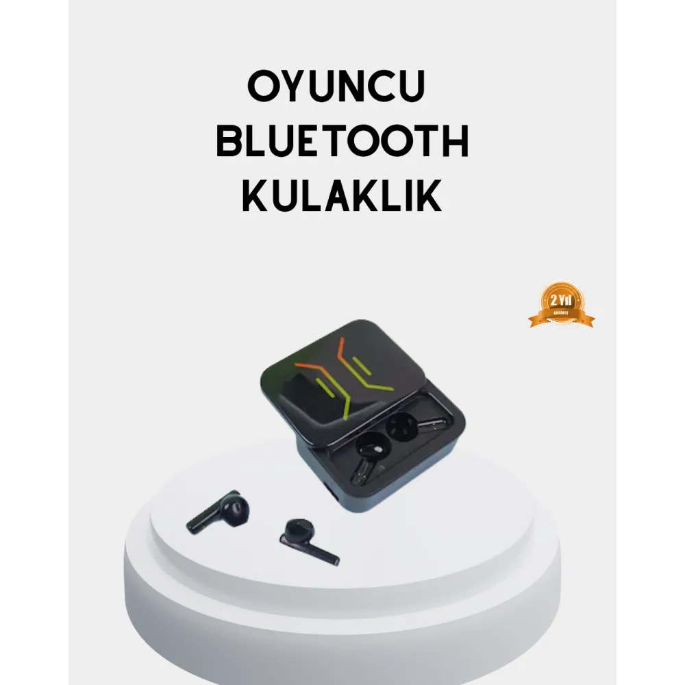 Bluetooth 5.3 Kulaklık – Kablolu & Kablosuz Kullanım, 2000 mAh Powerbank, 4 Saat Kesintisiz Müzik