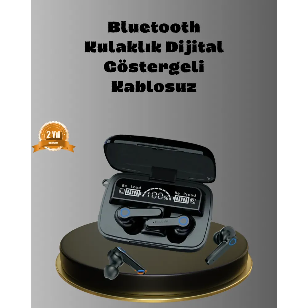 Powerbank’lı M19 Bluetooth Kulaklık – Oyun İçin Düşük Gecikme, Uzun Kullanım ve Şarj Desteği