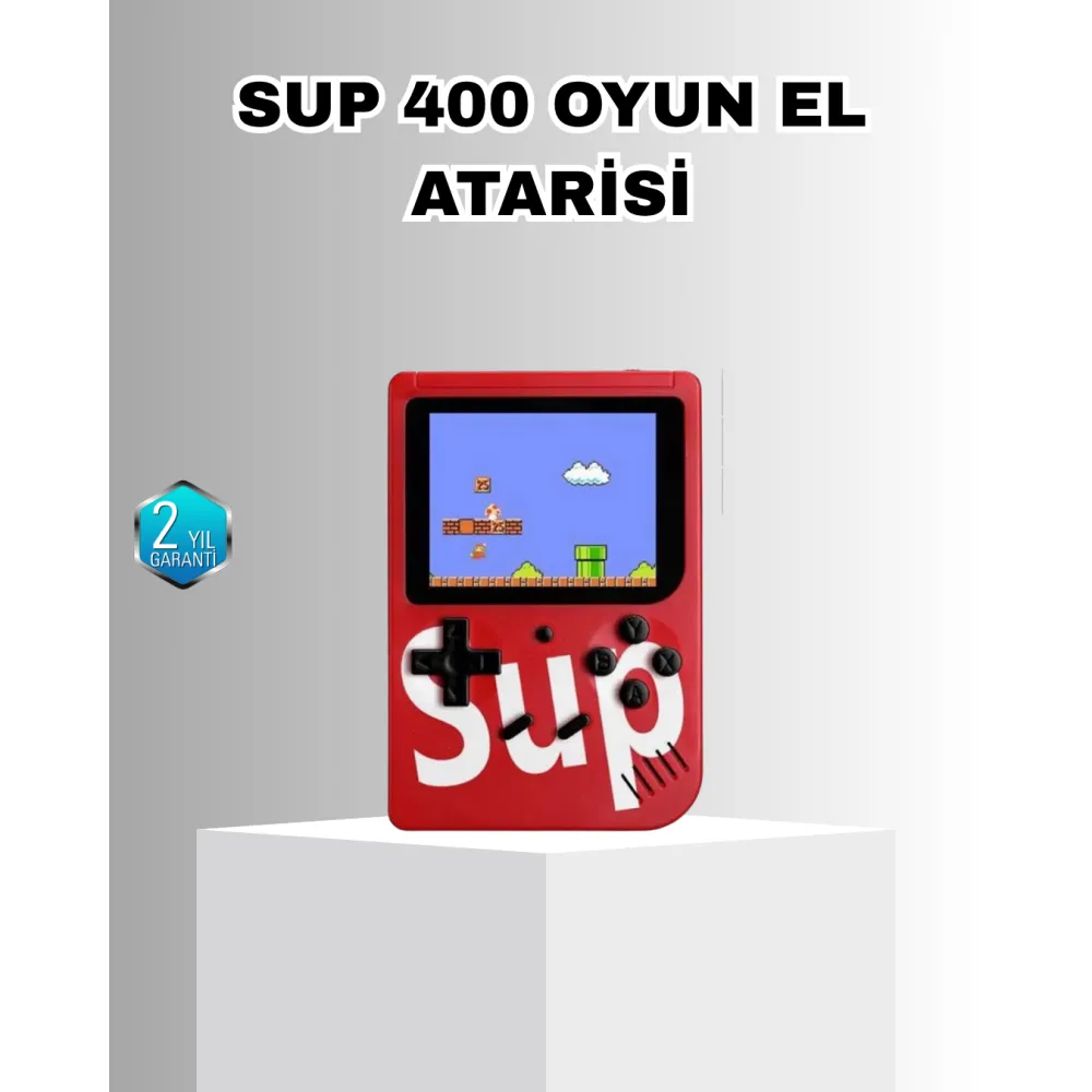 SUP Game Box El Konsolu – 500 Oyunlu, TV Bağlantılı, 5 Saat Oyun Süresi