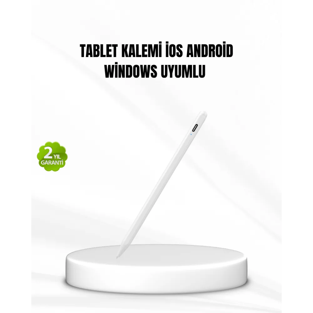 Akıllı Dokunmatik Kalem – Type-C Şarjlı, Manyetik, Apple Pencil Alternatifi Stylus Pen