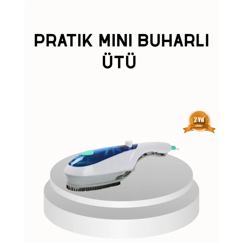 Mini Buharlı Seyahat Ütüsü – Hızlı Isınan, Koku Giderici, Her Kumaşa Uygun Taşınabilir Ütü