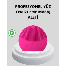 Şarjlı Su Geçirmez Yüz Temizleme ve Masaj Aleti – 3 Fonksiyonlu