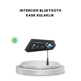 BT22 Kask Bluetooth Kulaklık 5.0 Gürültü Engelleyici ve Eller Serbest Kullanım