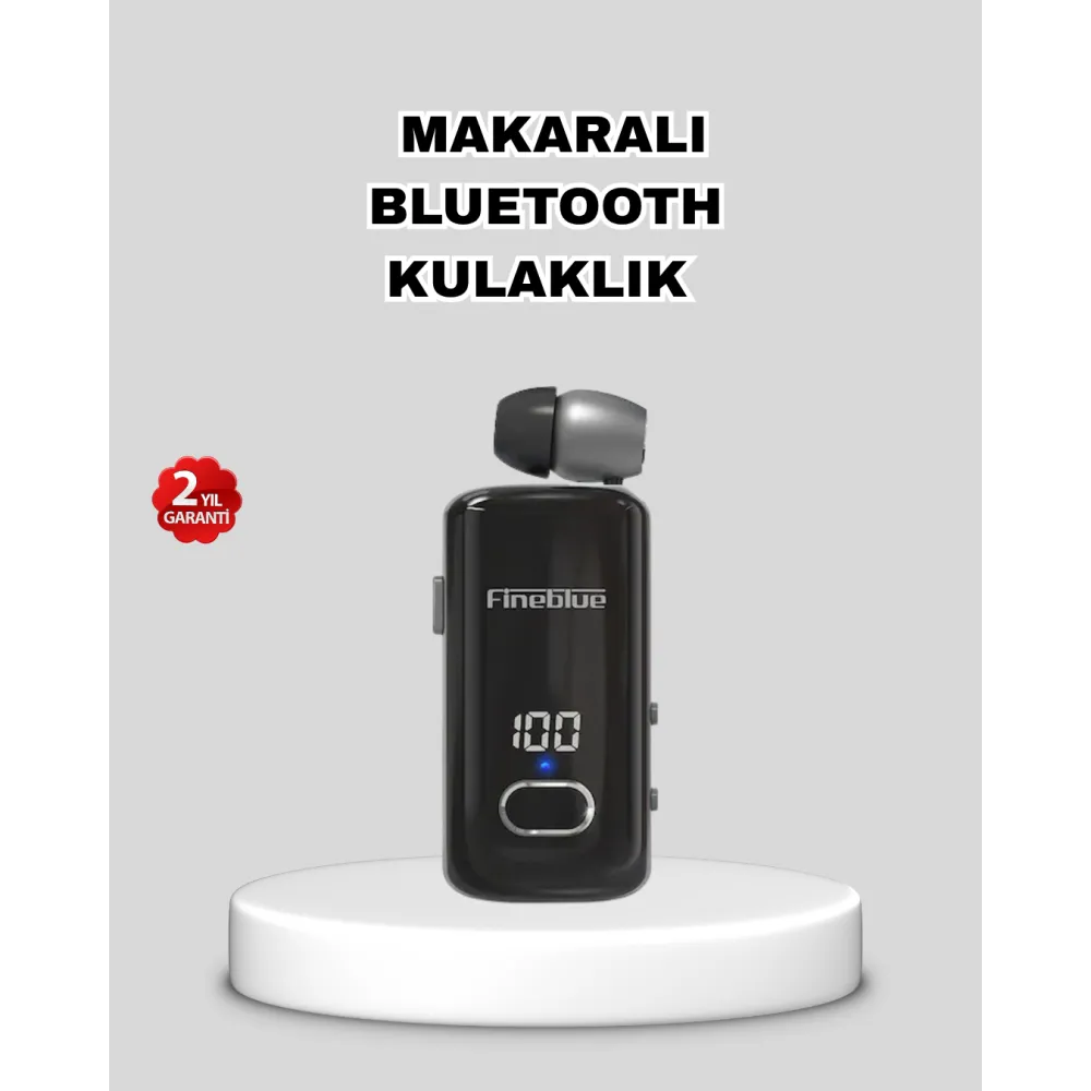 Kablosuz Bluetooth 5.3 Kulaklık Dijital Ekranlı ve Su Geçirmez