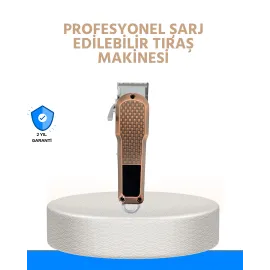 Erkek Bakım Makinesi – Lcd Ekranlı 7000Rpm Şarjlı Saç Ve Sakal Kesme Cihazı