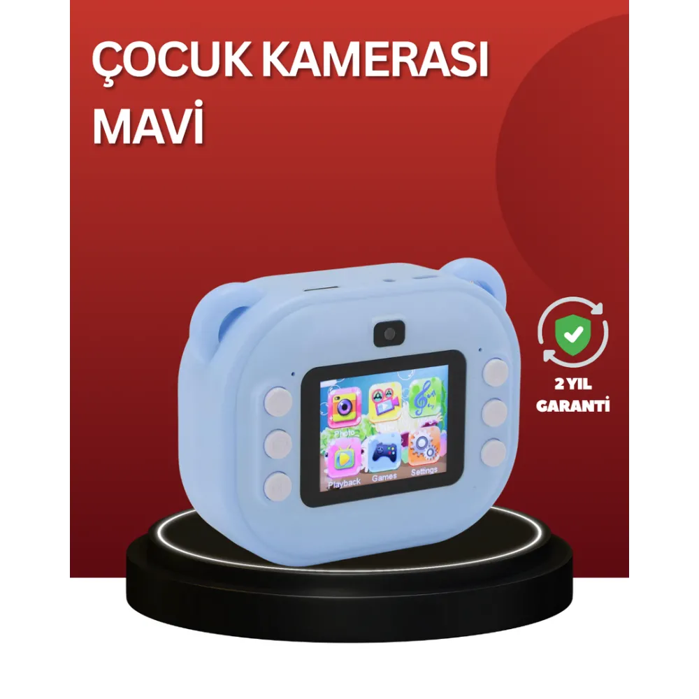 24MP HD Şipşak Kamera – Termal Baskılı, Çift Lensli HD
