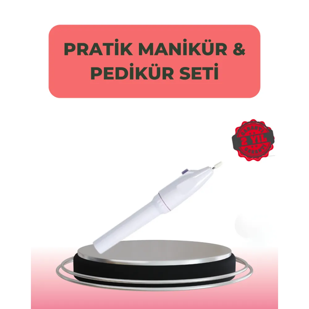 ABS Gövdeli Sessiz Tırnak Matkap Seti – Ayarlanabilir Hız ve Uzun Ömürlü Kullanım