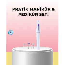 Profesyonel Elektrikli Tırnak Bakım Matkap Seti – Düşük Gürültü ve Taşınabilir Tasarım