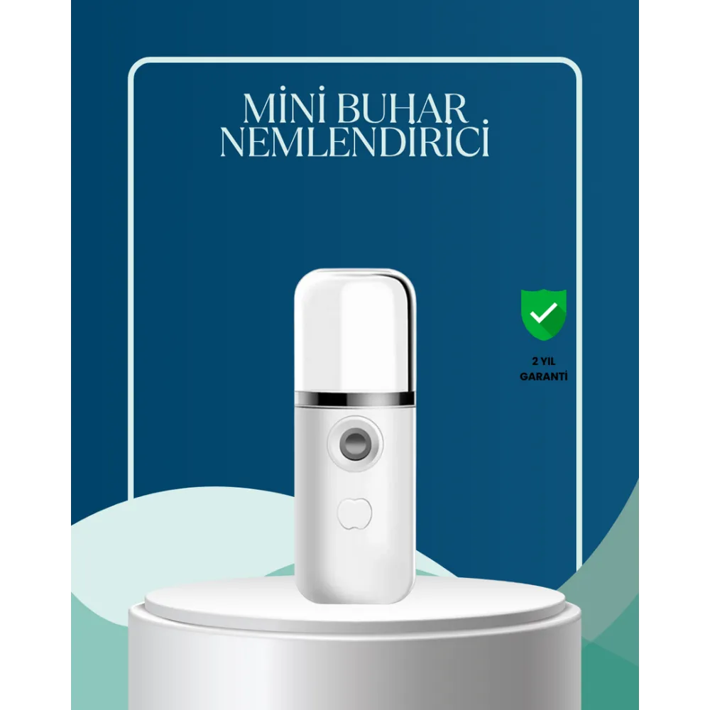 Akıllı Pro Teknolojili Şarjlı Nemlendirici – Portatif Cilt Ve Hava Nemlendirici Cihaz