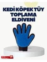 Yumuşak Silikonlu Kedi ve Köpek Tüy Toplama Eldiveni – Masaj Etkili Tüy Dökülme Önleyici