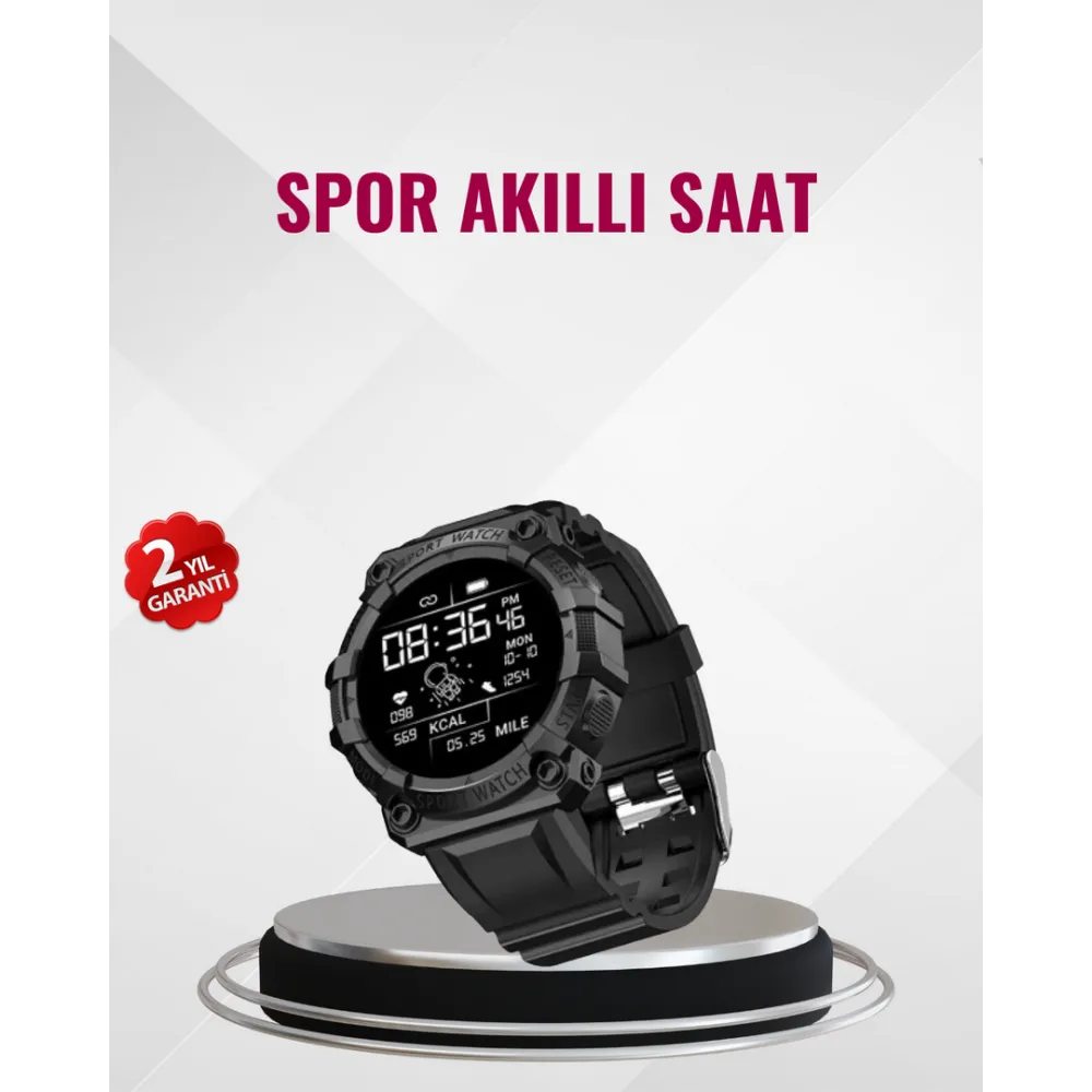 Nabız Ölçerli Akıllı Saat – Adım Sayar Ve Kalori Ölçer Özellikli