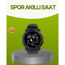 Akıllı Spor Saat – Nabız Ölçer, Adım Sayar ve Kalori Takipli