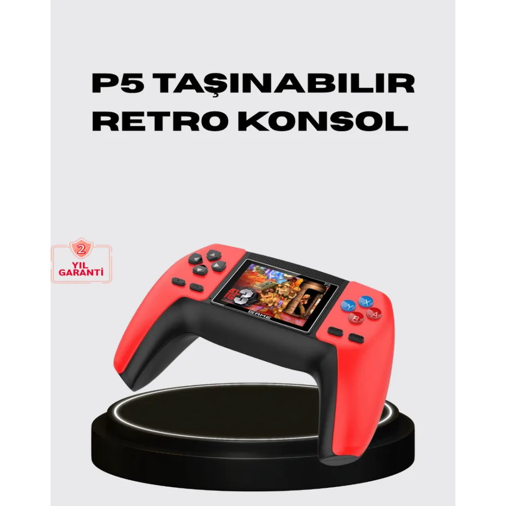 520 Oyunlu Retro Gamepad – Nostaljik Eğlenceyi Her Yere Taşı