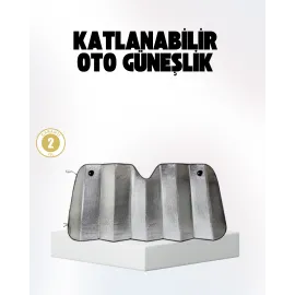 Otomobil Güneşliği – Katlanabilir Tasarım ve Süngerli Isı Yalıtımı