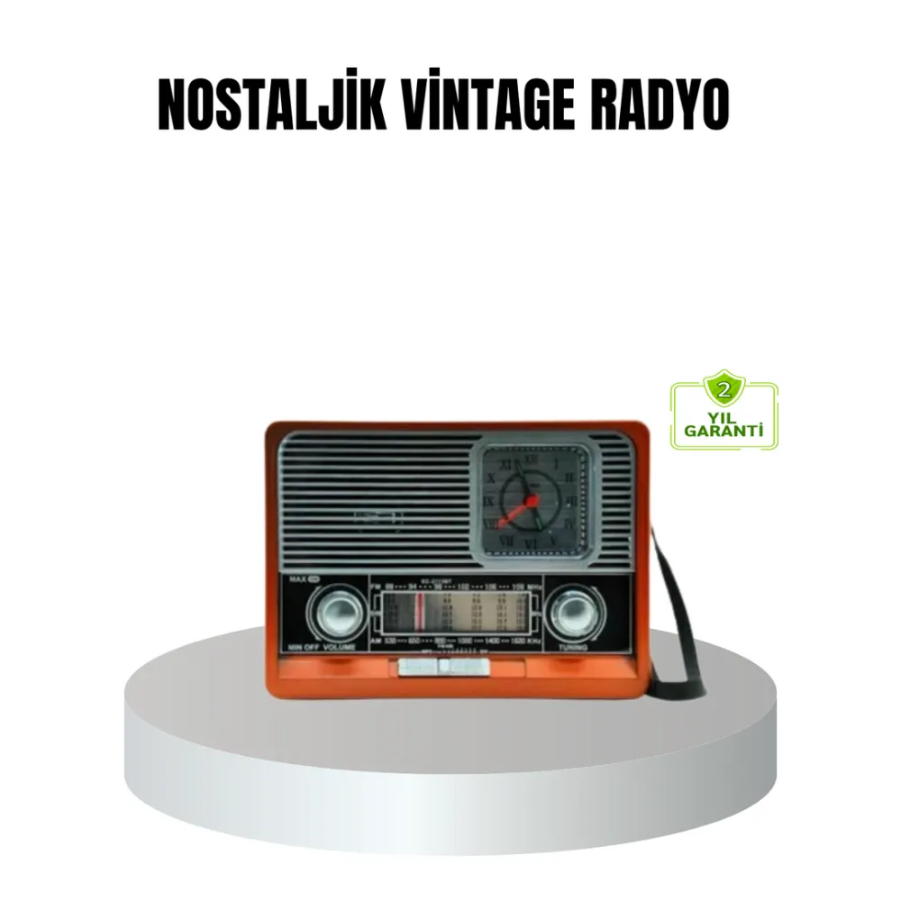Vintage Radyo – Nostaljik Tasarım ve Modern Teknoloji Bir Arada