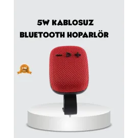 Bluetooth 5.1 Kablosuz Hoparlör – Güçlü Bas, FM Radyo ve Çoklu Giriş Destekli