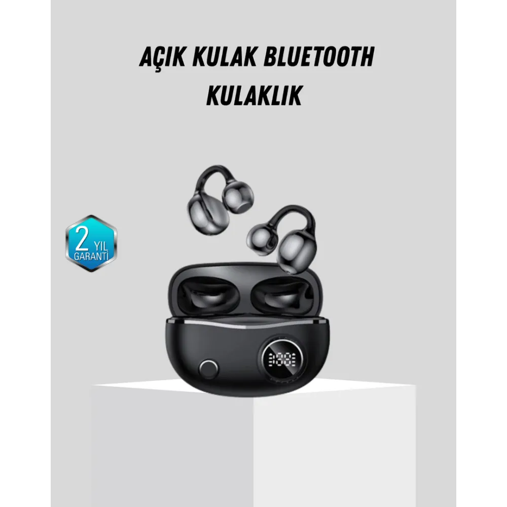 Açık Kulak Bluetooth Kulaklık 5.4 APTX Destekli Ergonomik Tasarım