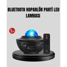 Yıldızlı Projektör Galaxy Efektli Ayarlanabilir Renkli Atmosfer Lambası