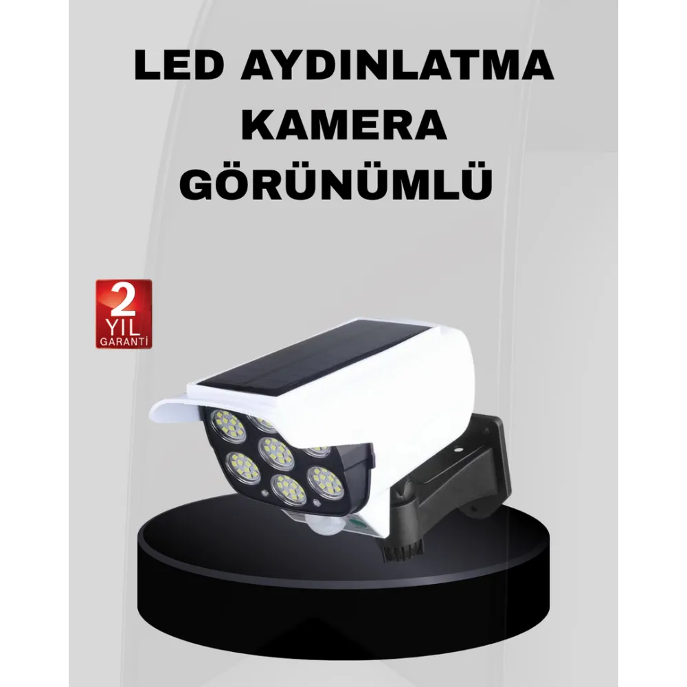 Solar Bahçe Aydınlatması Su Geçirmez Ip66 Pir Sensörlü Uzun Çalışma Süreli