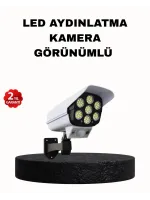 Güneş Enerjili Güvenlik Işığı Dış Mekan 5 Eksen Ayarlı ve PIR Hareket Sensörlü