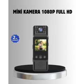 180° Döner Lensli Mini Kamera 1080P Full HD Hareket Algılama 1200mAh