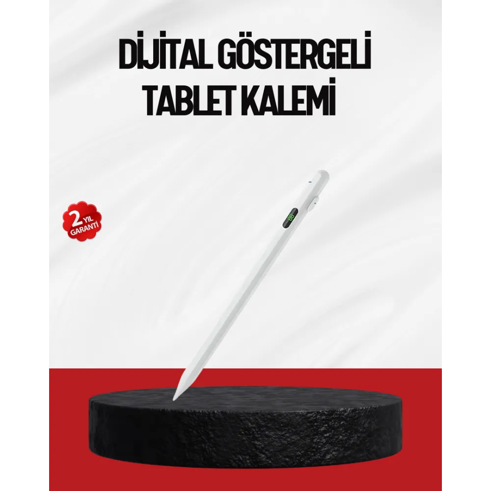 1.5mm Hassas Uçlu iPad Kalemi Şarjlı Type-C Ultra Hassas Stylus Pen
