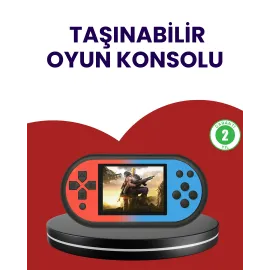 520 Oyunlu El Oyun Konsolu TV Bağlantılı HD LCD Ekranlı