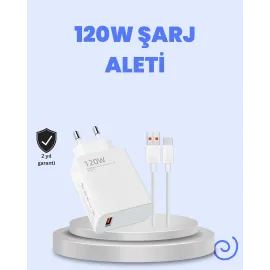 120 Watt Turbo Şarj Cihazı Xiaomi Redmi Note 10 11..