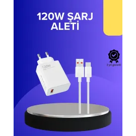 120 Watt Hızlı Şarj Adaptörü Samsung S20 S21 S22 S..