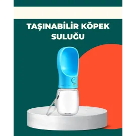 Sızdırma Önleyici Silikon Halkalı Pet Su Dispenseri Gezi Seyahat İçin
