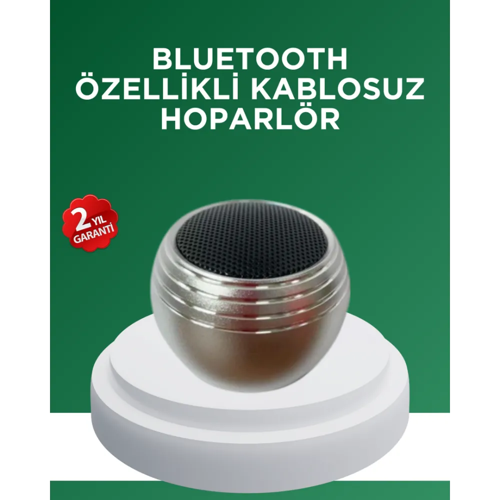 Mini Bluetooth Hoparlör Tws Özellikli Taşınabilir Güçlü Ses