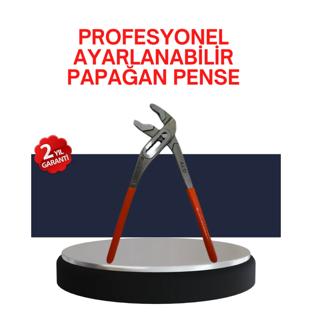 Dayanıklı Çelik Papağan Pense Ergonomik Yalıtımlı Sap