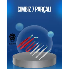 Elektronik Devre ve Saat Tamiri İçin 7’li Paslanmaz Çelik Cımbız