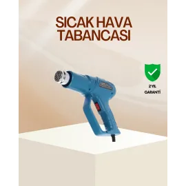 Endüstriyel 2000W Isı Tabancası Plastik Boru Lehim Boya Çıkarma