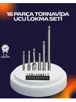 16 Parça Usta İşçilik Bits Takımı Vida Sökme Takma Set