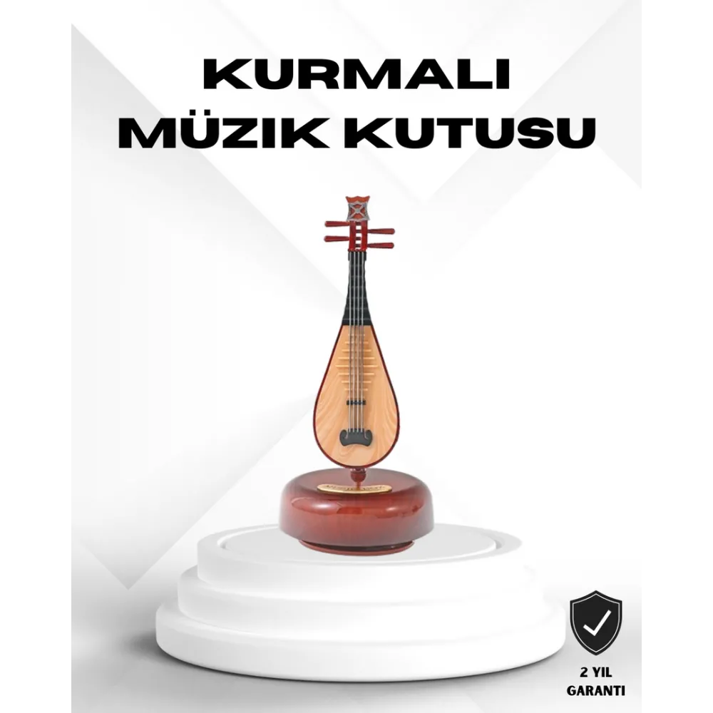Figürlü Müzik Kutusu Zarif Melodili Dekoratif Model