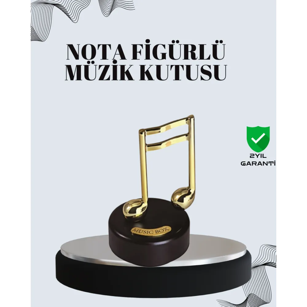 Nota Figürü Müzik Kutusu Melodious Model