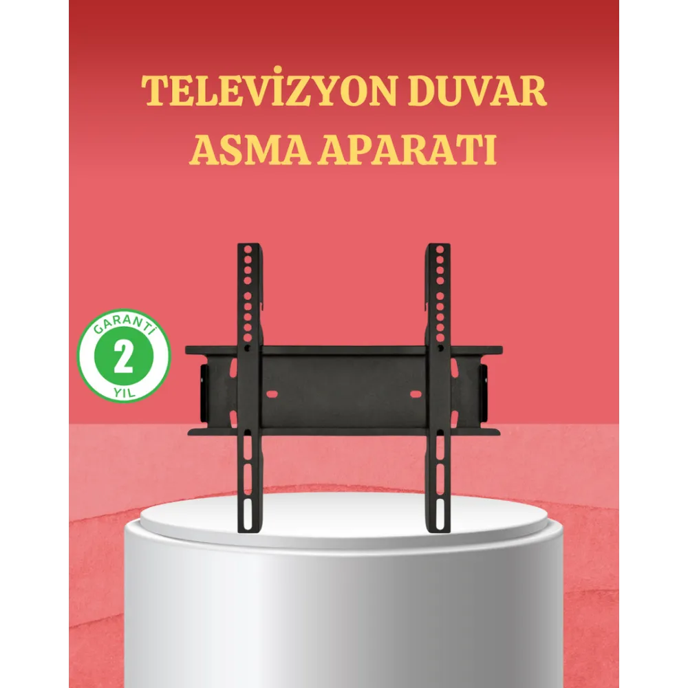 32-42 İnç TV Askı Aparatı Kolay Kurulum Düz ve Kompakt Tasarım