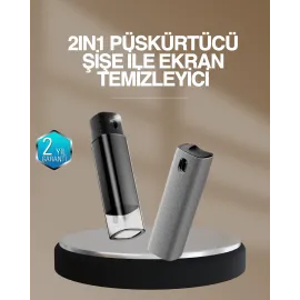 Ekran Temizleyici Sis ve Mikrofiber Bez Anti Stati..