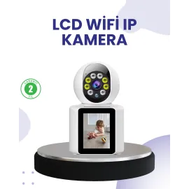 WiFi İç Mekan Kamera 2K Gece Görüşlü Çift Yönlü Görüntü Konuşma Destekli