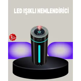 Aromaterapi Özellikli Ultrasonik Hava Nemlendirici Led Atmosfer Işığı