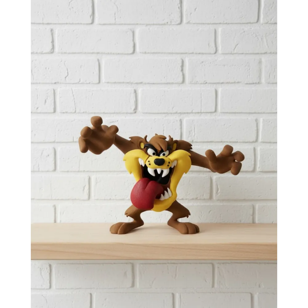 15 cm Tazmanya Canavarı Figürü Çizgi Karakter Koleksiyonluk Biblo