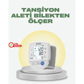 Akıllı Bilek Tansiyon Aleti Hem Şarjlı Hem Pilli Kolay Ölçüm